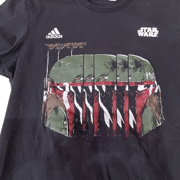 Men's Adidas Boba Fett T-Shirt Size Small - Picture 2 of 4
